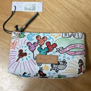 Disney Dooney & Bourke Sketch Cosmetic Pouch NWT